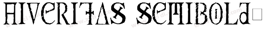 AIVeritas SemiBold字体转换
